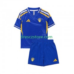 Leeds United Venkovní Dres 2025-2026 Krátký rukáv Děti Fotbalové Dresy