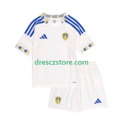 Leeds United Domácí Dres 2025-2026 Krátký rukáv Děti Fotbalové Dresy