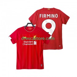 Liverpool FIRMINO 9 2019 2020 Retro Domácí Dres Krátký rukáv Muže Fotbalové Dresy