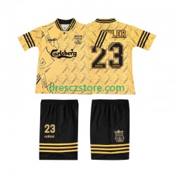 Liverpool FOWLER 23 LWP 1996 Retro Alternativní Dres 1994 Krátký rukáv Děti Fotbalové Dresy