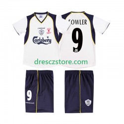 Liverpool FOWLER 9 LWP 2001 Retro Venkovní Dres 2002 Krátký rukáv Muže Fotbalové Dresy