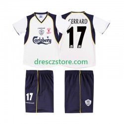 Liverpool GERRARD 17 LWP 2001 Retro Venkovní Dres 2002 Krátký rukáv Muže Fotbalové Dresy