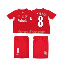 Liverpool GERRARD 8 LWP 2005 Retro Domácí Dres 2004 Krátký rukáv Muže Fotbalové Dresy