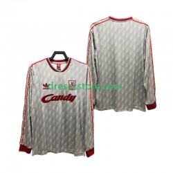 Liverpool 1989 1991 Retro Venkovní Dres Dlouhý rukáv Muže Fotbalové Dresy