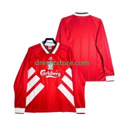 Liverpool 1993 1995 Retro Domácí Dres Dlouhý rukáv Muže Fotbalové Dresy