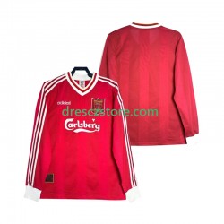 Liverpool 1995 1996 Retro Domácí Dres Dlouhý rukáv Muže Fotbalové Dresy