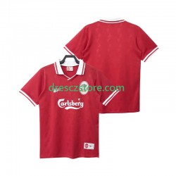 Liverpool 1996 Retro Domácí Dres 1998 Krátký rukáv Muže Fotbalové Dresy