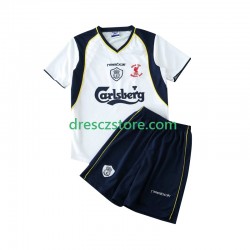 Liverpool LWP 2001 Retro Venkovní Dres 2002 Krátký rukáv Děti Fotbalové Dresy
