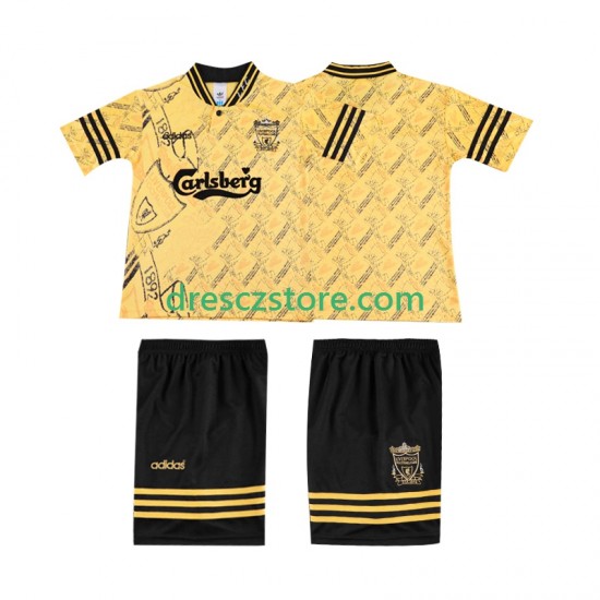 Liverpool LWP 1996 Retro Alternativní Dres 1994 Krátký rukáv Děti Fotbalové Dresy