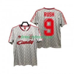 Liverpool Rush 9 1989 1991 Retro Venkovní Dres Krátký rukáv Muže Fotbalové Dresy