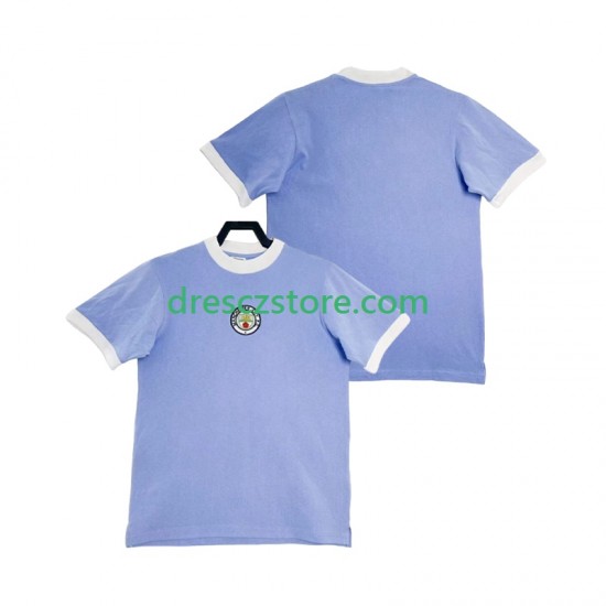 Manchester City 1972 Retro Domácí Dres Krátký rukáv Muže Fotbalové Dresy