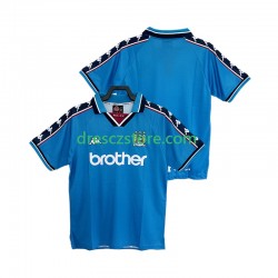 Manchester City 1997 Retro Domácí Dres 1998 Krátký rukáv Muže Fotbalové Dresy