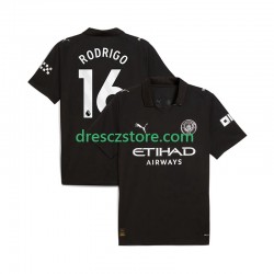 Manchester City Rodrigo Hernandez 16 Venkovní Dres 2025-2026 Krátký rukáv Muže Fotbalové Dresy