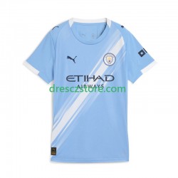 Manchester City Domácí Dres 2025-2026 Krátký rukáv Ženy Fotbalové Dresy