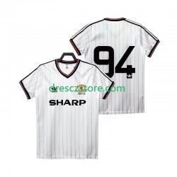 Manchester United 94 1983 1984 Retro Venkovní Dres Krátký rukáv Muže Fotbalové Dresy