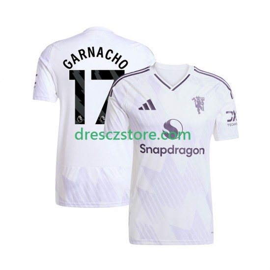 Manchester United Alejandro Garnacho 17 Venkovní Dres 2025-2026 Krátký rukáv Muže Fotbalové Dresy