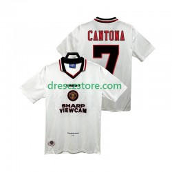 Manchester United CANTONA 7 1996 1997 Retro Venkovní Dres Krátký rukáv Muže Fotbalové Dresy
