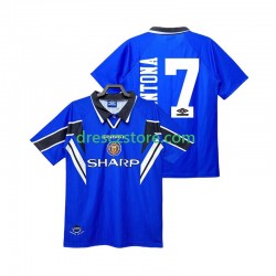 Manchester United CANTONA 7 1996 Retro Alternativní Dres 1998 Krátký rukáv Muže Fotbalové Dresy