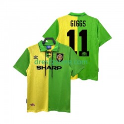 Manchester United GIGGS 11 1992 Retro Venkovní Dres 1994 Krátký rukáv Muže Fotbalové Dresy