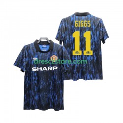 Manchester United GIGGS 11 1993 Retro Domácí Dres Krátký rukáv Muže Fotbalové Dresy