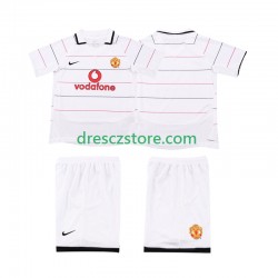 Manchester United 2003 Retro Alternativní Dres 2006 Krátký rukáv Děti Fotbalové Dresy