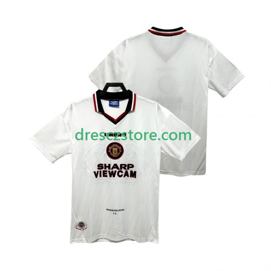 Manchester United 1996 1997 Retro Venkovní Dres Krátký rukáv Muže Fotbalové Dresy