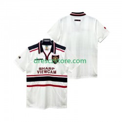 Manchester United Retro Venkovní Dres 1998 1999 Krátký rukáv Muže Fotbalové Dresy
