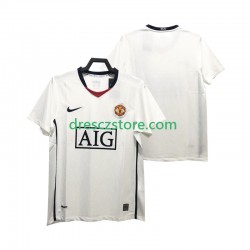 Manchester United Premier League 2009 Retro Venkovní Dres 2008 Krátký rukáv Muže Fotbalové Dresy