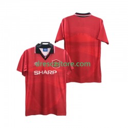 Manchester United 1996 Retro Domácí Dres 1994 Krátký rukáv Muže Fotbalové Dresy