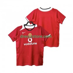 Manchester United 2005 Retro Domácí Dres 2006 Krátký rukáv Muže Fotbalové Dresy