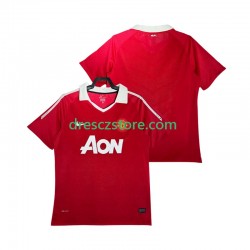 Manchester United Retro Domácí Dres 2011 2010 Krátký rukáv Muže Fotbalové Dresy