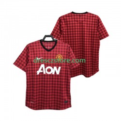 Manchester United 2012 2013 Retro Domácí Dres Krátký rukáv Muže Fotbalové Dresy