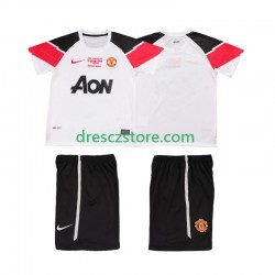 Manchester United Champions League 2012 Retro Alternativní Dres 2011 Krátký rukáv Děti Fotbalové Dresy