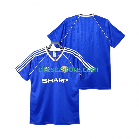 Manchester United 1988 1990 Retro Alternativní Dres Krátký rukáv Muže Fotbalové Dresy