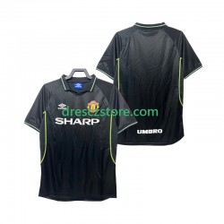 Manchester United Retro Alternativní Dres 1998 1999 Krátký rukáv Muže Fotbalové Dresy