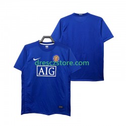 Manchester United 2009 Retro Alternativní Dres 2008 Krátký rukáv Muže Fotbalové Dresy