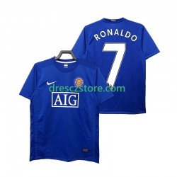 Manchester United Ronaldo 7 2009 Retro Alternativní Dres 2008 Krátký rukáv Muže Fotbalové Dresy