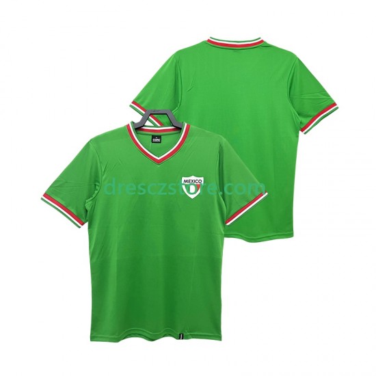 Mexiko 1970 Retro Domácí Dres Krátký rukáv Muže Fotbalové Dresy