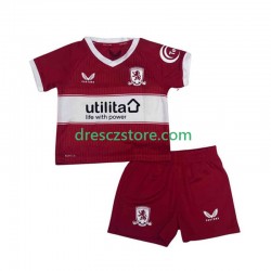 Middlesbrough Domácí Dres 2025-2026 Krátký rukáv Děti Fotbalové Dresy