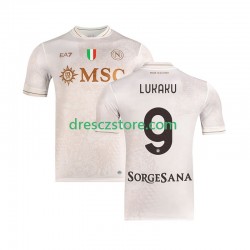 SSC Neapol Romelu Lukaku 9 Venkovní Dres 2025-2026 Krátký rukáv Muže Fotbalové Dresy