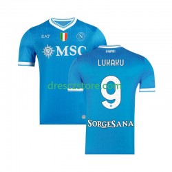 SSC Neapol Romelu Lukaku 9 Domácí Dres 2025-2026 Krátký rukáv Muže Fotbalové Dresy