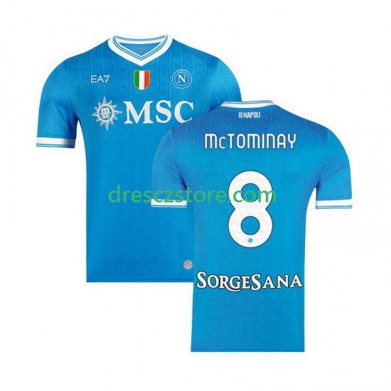 SSC Neapol Scott McTominay 8 Domácí Dres 2025-2026 Krátký rukáv Muže Fotbalové Dresy