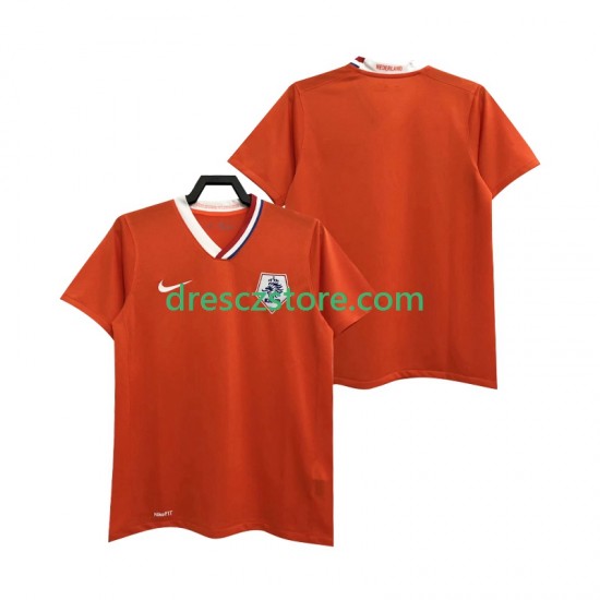 Nizozemsko Retro Domácí Dres 2008 Krátký rukáv Muže Fotbalové Dresy