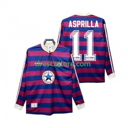 Newcastle United ASPRILLA 11 1995 1997 Retro Venkovní Dres Dlouhý rukáv Muže Fotbalové Dresy
