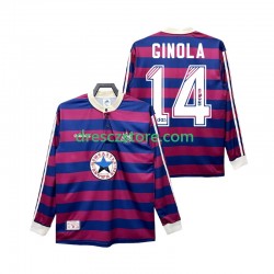 Newcastle United GINOLA 14 1995 1997 Retro Venkovní Dres Dlouhý rukáv Muže Fotbalové Dresy