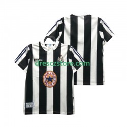 Newcastle United 1995 1997 Retro Domácí Dres Krátký rukáv Muže Fotbalové Dresy