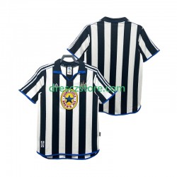 Newcastle United 2000 Retro Domácí Dres 1999 Krátký rukáv Muže Fotbalové Dresy