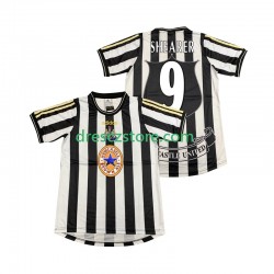 Newcastle United SHEARER 9 1997 Retro Domácí Dres 1999 Krátký rukáv Muže Fotbalové Dresy