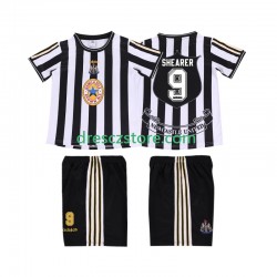 Newcastle United SHEARER 9 1997 Retro Domácí Dres 1999 Krátký rukáv Děti Fotbalové Dresy