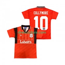Nottingham Forest COLLYMORE 10 1995 Retro Domácí Dres 1994 Krátký rukáv Muže Fotbalové Dresy